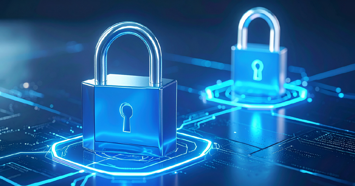 Cerraduras digitales que representan DKIM